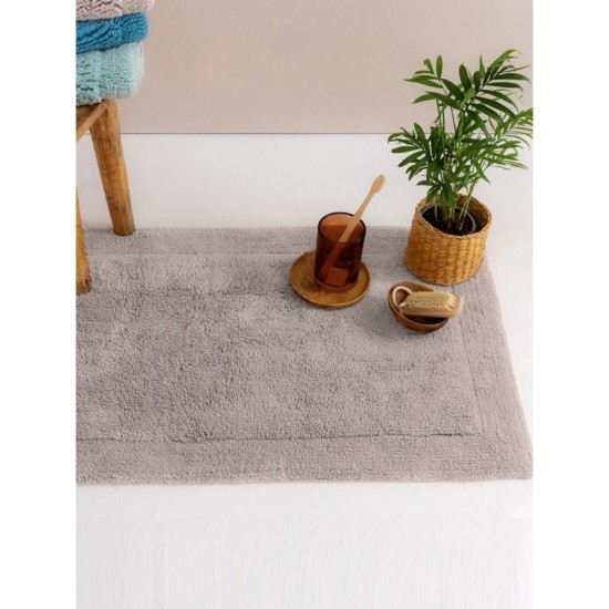 Πατάκι Μπάνιου Bathmats Mazu Silver Cotton Palamaiki (50x80) 1Τεμ