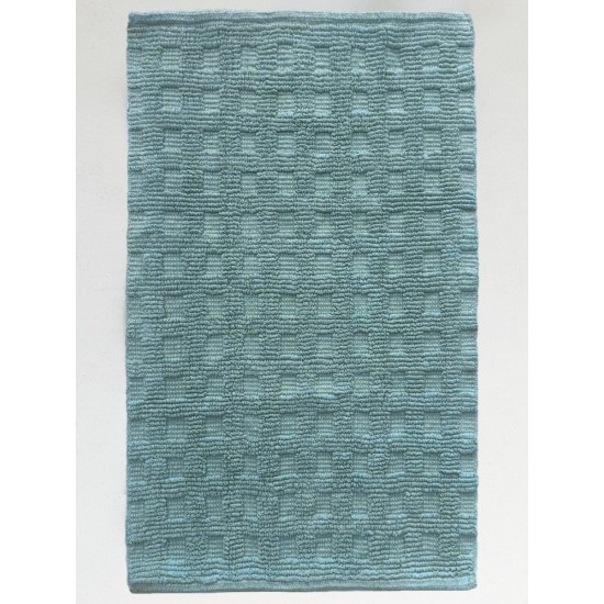 Πατάκι Μπάνιου Bathmats Sunu Blue Cotton Palamaiki (50x80) 1Τεμ