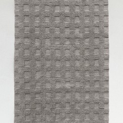 Πατάκι Μπάνιου Bathmats Sunu Silver Cotton Palamaiki (50x80) 1Τεμ