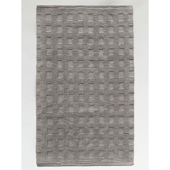 Πατάκι Μπάνιου Bathmats Sunu Silver Cotton Palamaiki (50x80) 1Τεμ Πατάκι Μπάνιου Bathmats Sunu Silver Cotton Palamaiki (50x80) 1Τεμ
