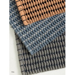 Χαλάκι Κουζίνας Kitchen Rugs Hutu Grey Cotton Palamaiki (60x120) 1Τεμ