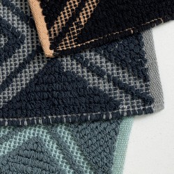 Χαλάκι Κουζίνας Kitchen Rugs Chang Blue Cotton Palamaiki (60x120) 1Τεμ