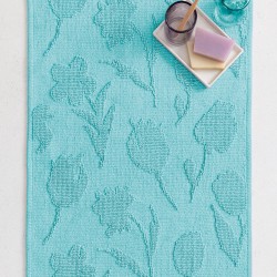 Πατάκι Μπάνιου Bathmats Yang Turquoise Cotton Palamaiki (50x80) 1Τεμ