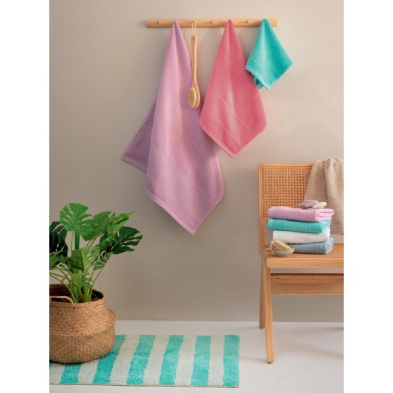 Πατάκι Μπάνιου Bathmats Afro Aqua Cotton Palamaiki (50x80) 1Τεμ