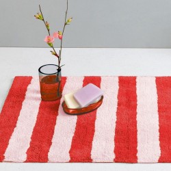 Πατάκι Μπάνιου Bathmats Afro Red Cotton Palamaiki (50x80) 1Τεμ