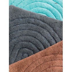 Πατάκι Μπάνιου Bathmats Oren Grey Cotton Palamaiki (50x80) 1Τεμ