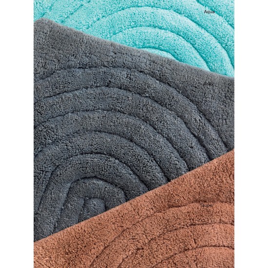 Πατάκι Μπάνιου Bathmats Oren Taupe Cotton Palamaiki (50x80) 1Τεμ