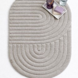 Πατάκι Μπάνιου Bathmats Oren Silver Cotton Palamaiki (50x80) 1Τεμ