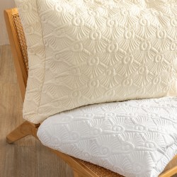 Κουβερλί Υπέρδιπλο Σετ Bridal WED 104 White Micro Palamaiki (240x260) 3Τεμ