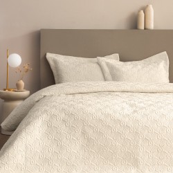 Κουβερλί Υπέρδιπλο Σετ Bridal WED 104 White Micro Palamaiki (240x260) 3Τεμ