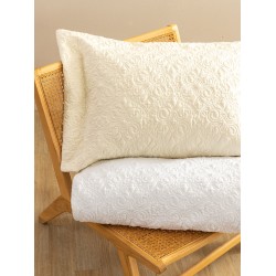 Κουβερλί Υπέρδιπλο Σετ Bridal WED 105 White Micro Palamaiki (240x260) 3Τεμ