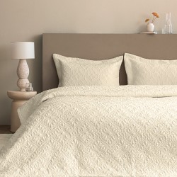 Κουβερλί Υπέρδιπλο Σετ Bridal WED 105 White Micro Palamaiki (240x260) 3Τεμ