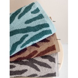 Πετσέτες Σετ Bath Towels Zeb Blue Cotton Palamaiki 3Τεμ