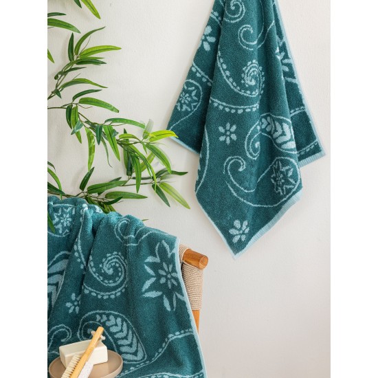 Πετσέτα Προσώπου Bath Towels Lap Rose Cotton Palamaiki (50x90) 1Τεμ