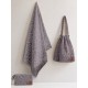 Τσάντα Θαλάσσης Beach Towels PD Grey Cotton Palamaiki (40x45x20) 1Τεμ