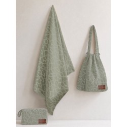 Τσάντα Θαλάσσης Beach Towels PD Khaki Cotton Palamaiki (40x45x20) 1Τεμ