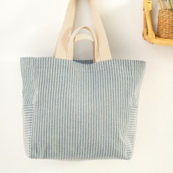 Τσάντα Θαλάσσης Beach Bag Blue Palamaiki (35x35x15) 1Τεμ