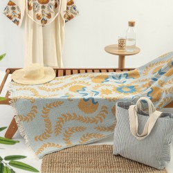 Τσάντα Θαλάσσης Beach Bag Blue Palamaiki (35x35x15) 1Τεμ