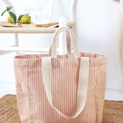 Τσάντα Θαλάσσης Beach Bag Salmon Palamaiki (35x35x15) 1Τεμ