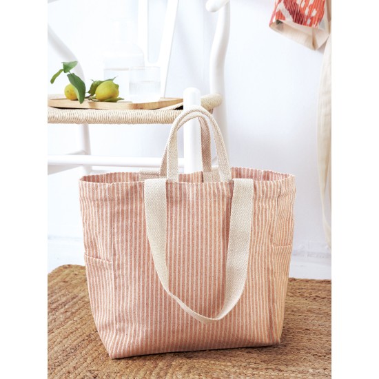 Τσάντα Θαλάσσης Beach Bag Salmon Palamaiki (35x35x15) 1Τεμ