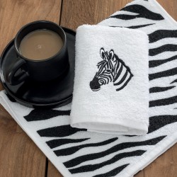 Πετσέτες Κουζίνας Σετ Kitchen Towels MH400 Zebra Cotton Palamaiki (30x50) 2Τεμ