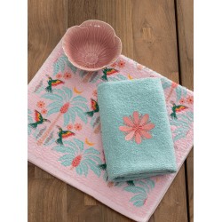 Πετσέτες Κουζίνας Σετ Kitchen Towels MH400 Flower Cotton Palamaiki (30x50) 2Τεμ