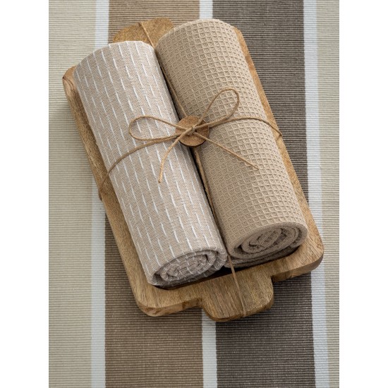 Πετσέτες Κουζίνας Σετ Formal Dinner MH1100 Cotton Palamaiki (40x70) 2Τεμ