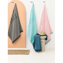 Πετσέτα Θαλάσσης Beach Towels TM100 Blue Cotton Palamaiki (80x180) 1Τεμ