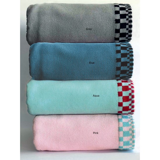 Πετσέτα Θαλάσσης Beach Towels TM100 Grey Cotton Palamaiki (80x180) 1Τεμ