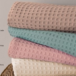 Κουβέρτα Πικέ Κούνιας Marcie Beige Cotton Palamaiki (100x150) 1Τεμ