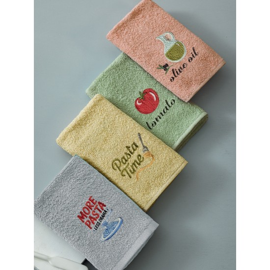 Πετσέτες Κουζίνας Σετ Kitchen Towels KT300 Cotton Palamaiki (40x70) 4Τεμ