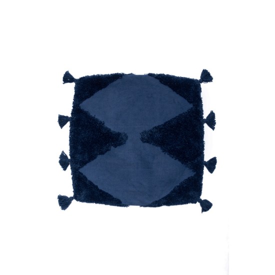 Διακοσμητική Μαξιλαροθήκη Living Alfie Blue Cotton Palamaiki (45x45) 1Τεμ