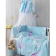 Σετ Κούνιας Σετ BS7012 Cotton Satin Palamaiki(125x180) 7Τεμ