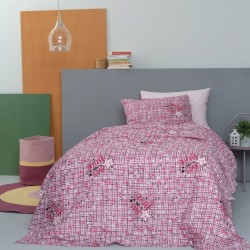 Κουρτίνα Παιδική Με Τρέσα Φωσφοριζέ Luminous Cluster Lilac Cotton Palamaiki (170x260) 1Τεμ