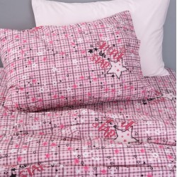 Κουρτίνα Παιδική Με Τρέσα Φωσφοριζέ Luminous Cluster Lilac Cotton Palamaiki (170x260) 1Τεμ