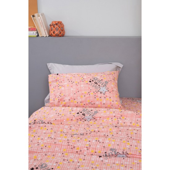 Μαξιλαροθήκες Παιδικές Φωσφοριζέ Σετ Luminous Cluster Pink Cotton Palamaiki (50x70) 2Τεμ Μαξιλαροθήκες Παιδικές Φωσφοριζέ Σετ Luminous Cluster Pink Cotton Palamaiki (50x70) 2Τεμ