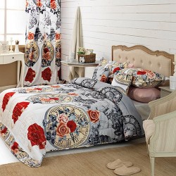 Κουβερλί Μονό Σετ Bedcover City Travel CT674 Microfiber Palamaiki (160x240) 2Τεμ