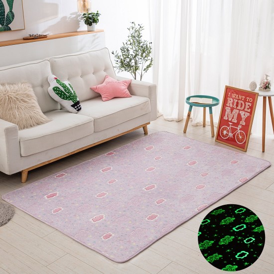 Χαλί Παιχνιδιού Φωσφοριζέ Luminous Décor Doodle Palamaiki (150x220) 1Τεμ