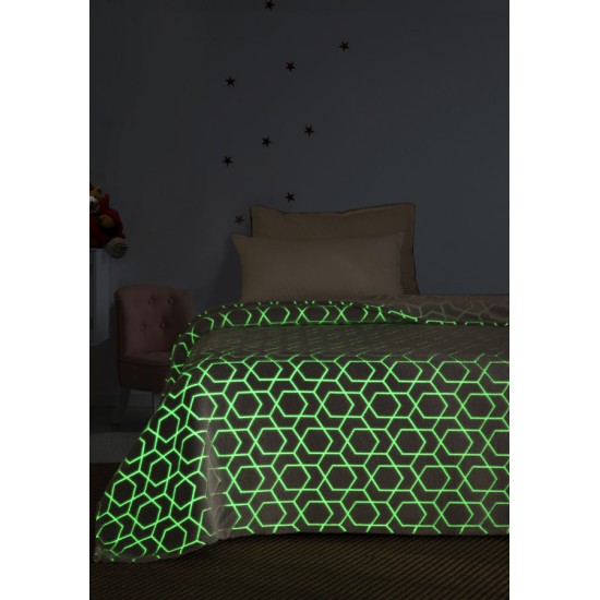 Κουβέρτα Fleece Φωσφοριζέ Υπέρδιπλη Luminous Dune Palamaiki (220x240) 1Τεμ