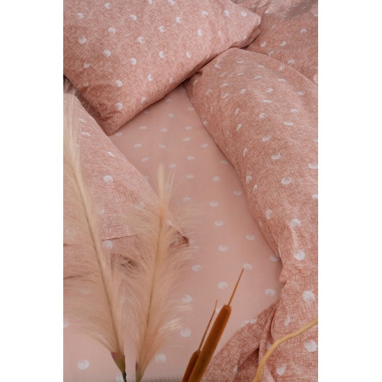 Κουρτίνα Φωσφοριζέ Με Τρέσα Luminous Fleck Tan Cotton Palamaiki (170x260) 1Τεμ