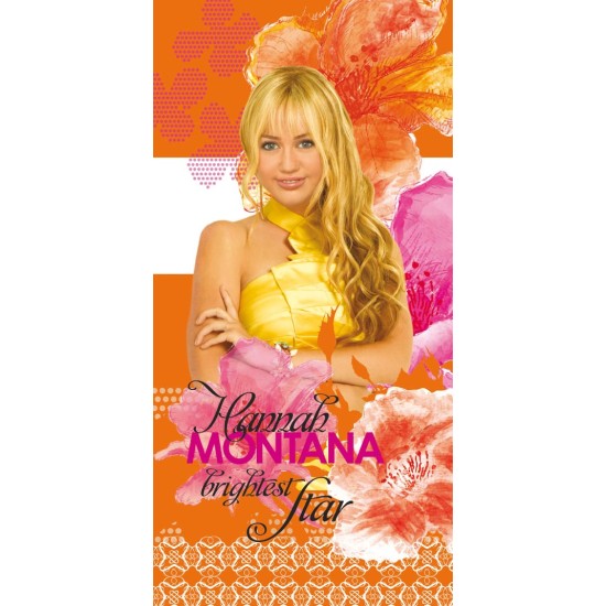 Πετσέτα Θαλάσσης Παιδική Beach Towel Kids Disney Hannah Montana Cotton Palamaiki (75x150) 1Τεμ