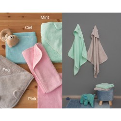 Πετσέτες Με Κουκούλα Σετ Kids Décor Robin Palamaiki (70x75) 2Τεμ