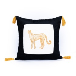 Διακοσμητική Μαξιλαροθήκη Home Décor Tiger Velvet Palamaiki (45x45) 1Τεμ
