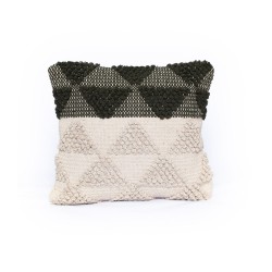 Διακοσμητική Μαξιλαροθήκη Home Décor Troi Green Cotton Palamaiki (45x45) 1Τεμ