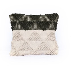 Διακοσμητική Μαξιλαροθήκη Home Décor Troi Green Cotton Palamaiki (45x45) 1Τεμ