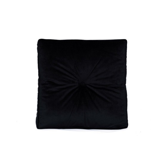Διακοσμητικό Μαξιλάρι Velvet Feel VF807 Black Palamaiki (45x45) 1Τεμ