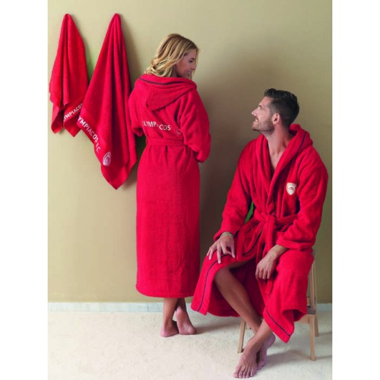 Μπουρνούζι BC 1925 Adults Olympiacos Official Team Licenshed Collection Cotton Palamaiki 1Τεμ