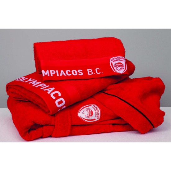 Πετσέτα Προσώπου BC 1925 Towels Olympiacos Official Team Licenshed Collection Cotton Palamaiki(50x100) 1Τεμ