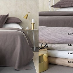 Κουβέρτα Πικέ Ημίδιπλη Lyda Blanket Cotton Palamaiki (170x240) 1Τεμ