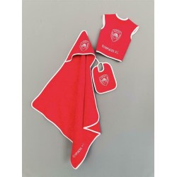 Σετ Λουτρού Baby Team Olympiacos Baby Block Cotton Palamaiki 3Τεμ